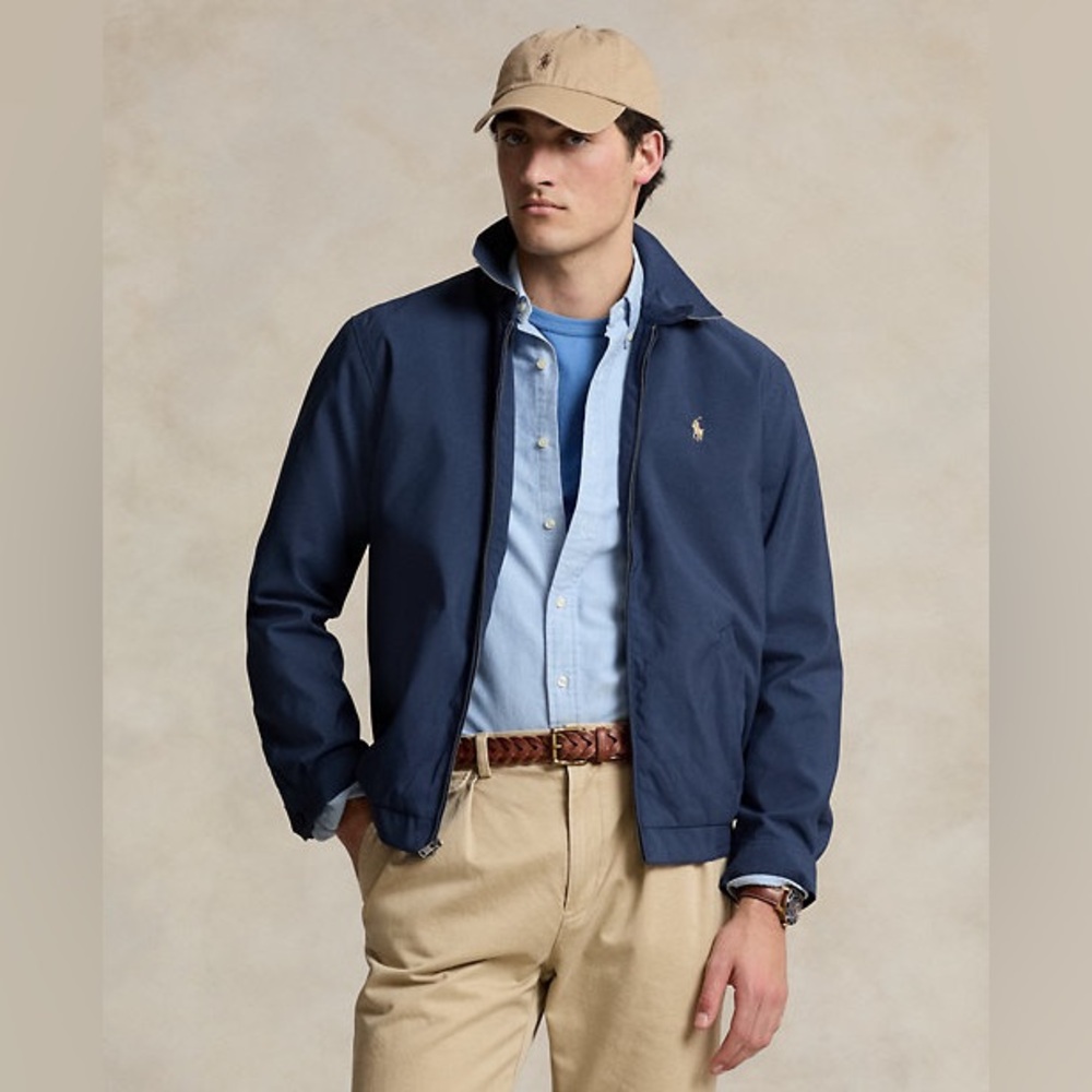Polo Ralph Lauren Navy Blue Windbreaker Jacket size XXL - Picture 2 of 8